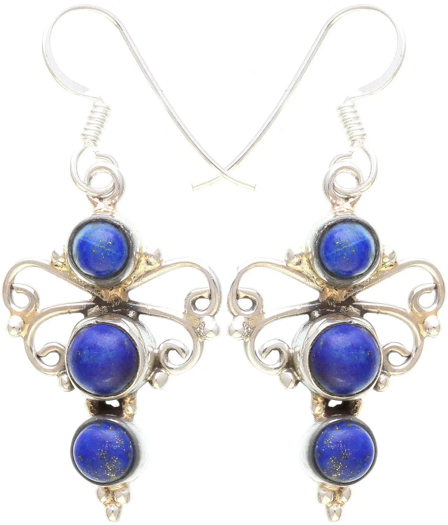 Lapis Lazuli Sterling Silver Earrings
