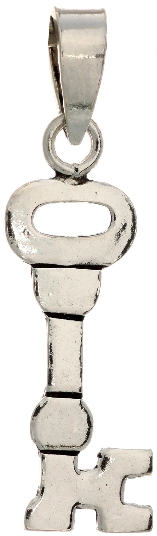 Sterling Silver Key Motif Pendant