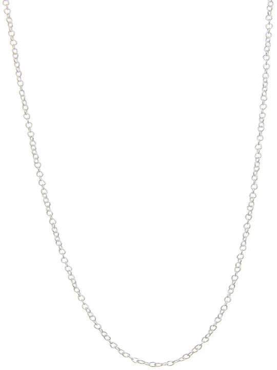 Sterling Silver Chain with Spring Ring Closure
