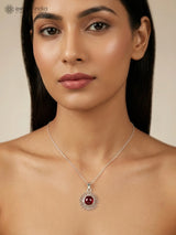 Sterling Silver Filigree Gemstone Pendant in Multiple Stones