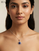 Sterling Silver Filigree Gemstone Pendant in Multiple Stones