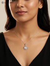 Sterling Silver Filigree Gemstone Pendant in Multiple Stones