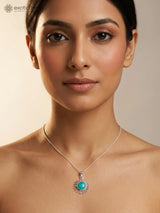 Sterling Silver Filigree Gemstone Pendant in Multiple Stones