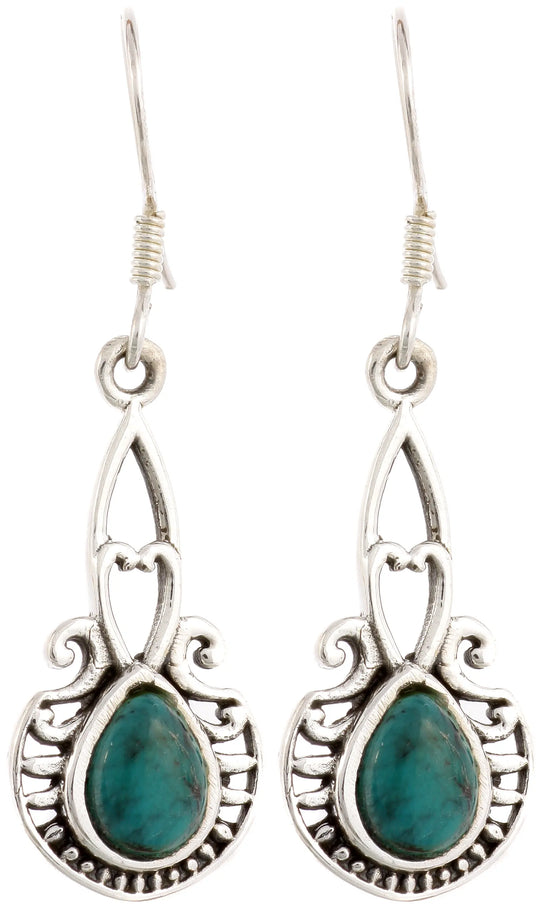 Turquoise Sterling Silver Earrings