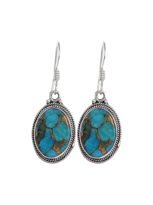 Turquoise Sterling Silver Earrings