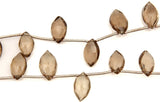 Faceted Smoky Quartz Marquise Necklace