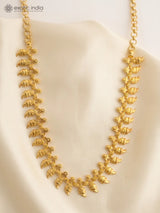 Gilded Sterling Silver Botanical Leaf Necklace