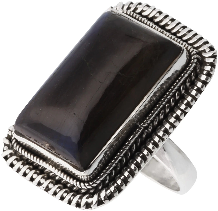 Labradorite Sterling Silver Ring