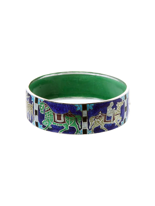 Meenakari Sterling Silver Bracelet
