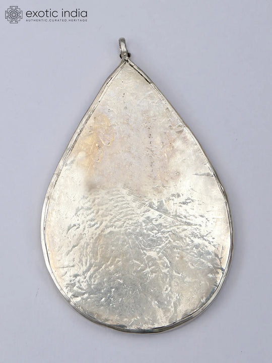 Four Armed Lord Ganesha Sterling Silver Pendant