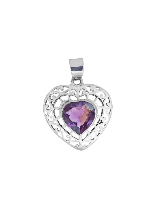 Faceted Lapis Lazuli Sterling Silver Pendant
