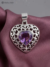 Faceted Lapis Lazuli Sterling Silver Pendant