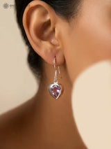 Faceted Gemstone Sterling Silver Earrings in Choice of Stone