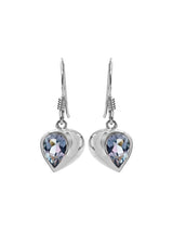 Faceted Gemstone Sterling Silver Earrings in Choice of Stone