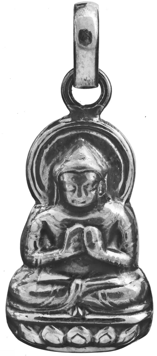 Sterling Silver Preaching Buddha Pendant
