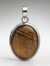 Tiger Eye Sterling Silver Pendant
