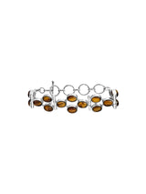 Tiger Eye Sterling Silver Bracelet