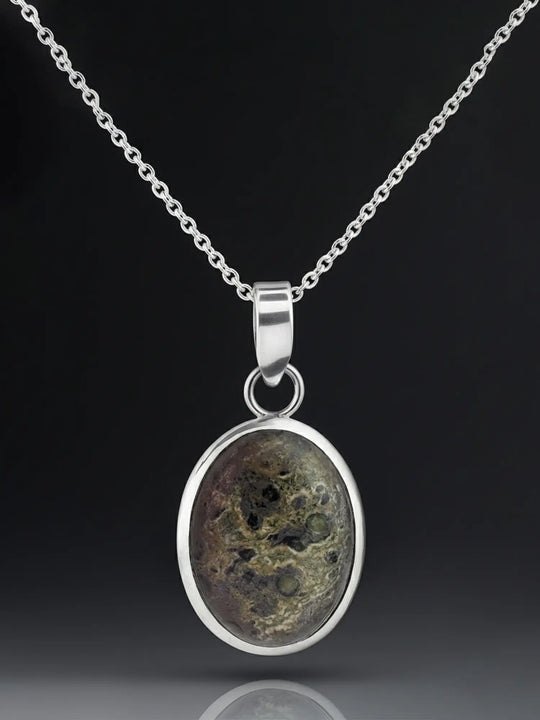 Picture Jasper Sterling Silver Pendant