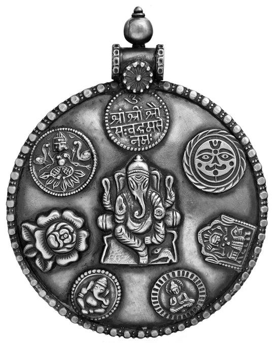 Tantric Symbol Sterling Silver Pendant
