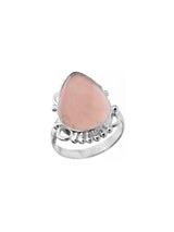 Rose Quartz Sterling Silver Ring