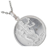 Goddess Kali Double-Sided Pendant with Sacred Yantra Reverse