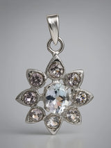 Sunflower Sterling Silver Pendant