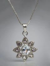 Sunflower Sterling Silver Pendant