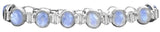 Rainbow Moonstone Sterling Silver Bracelet
