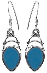Black Onyx Sterling Silver Earrings