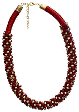 Antique Copper Alloy Bridal Choker Necklace