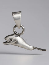 Dolphin Motif Sterling Silver Pendant