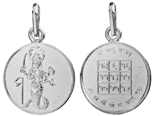 Ketu Yantra Sterling Silver Pendant, Navagraha Series