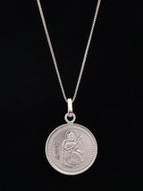 Goddess Saraswati Yantra Sterling Silver Pendant