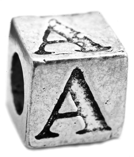 Sterling Silver Personalised Initial Letter Pendant A to Z