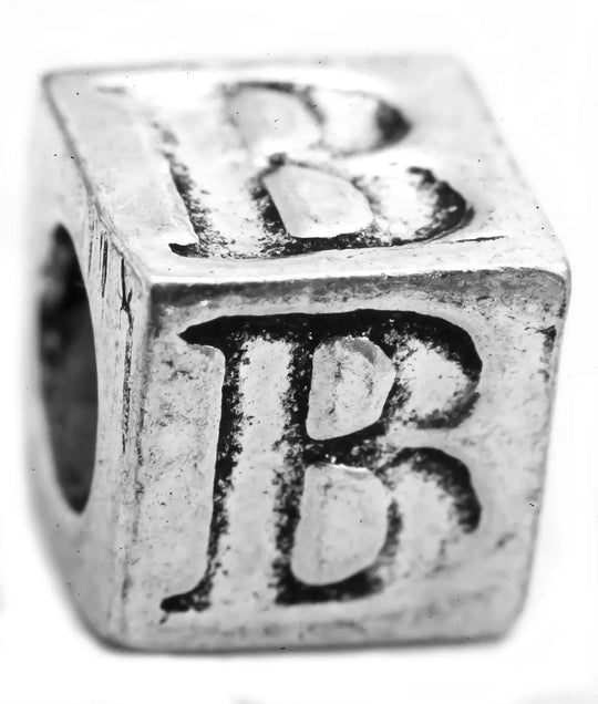 Sterling Silver Personalised Initial Letter Pendant A to Z