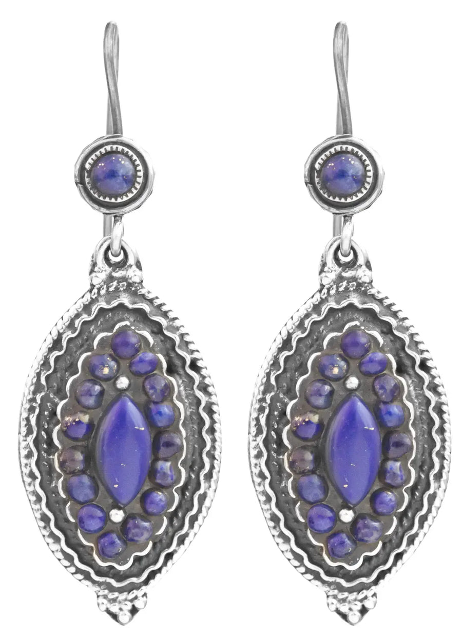 Lapis Lazuli Sterling Silver Earrings