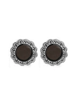 Amethyst Gemstone Sterling Silver Stud Earrings