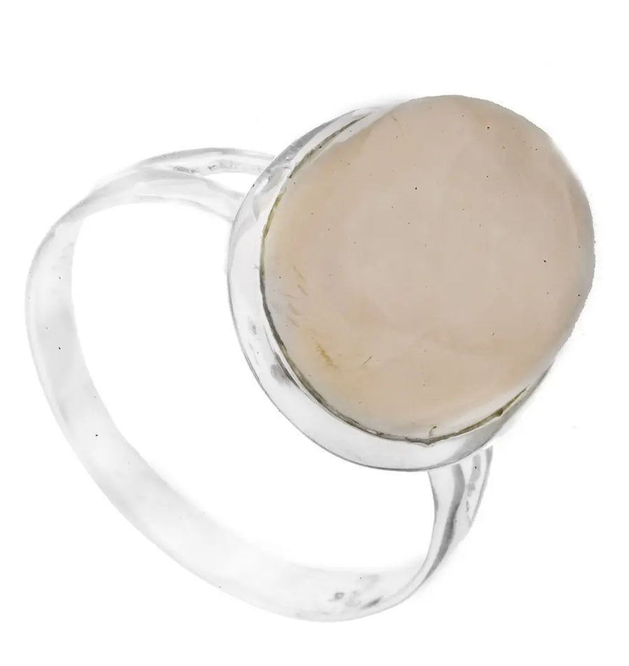 Tiger Eye Oval Gemstone Sterling Silver Ring