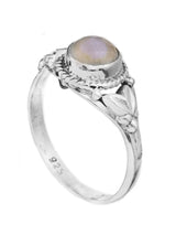 Onyx, Tiger Eye, Malachite and Pearl Sterling Silver Ring