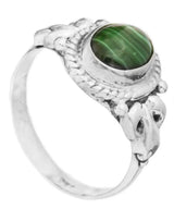 Malachite Sterling Silver Ring
