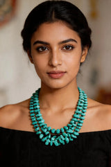 Three-Strand Beaded Necklace