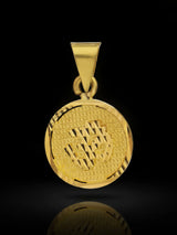 Om Aum Symbol 18K Gold Pendant