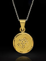 Om Aum Symbol 18K Gold Pendant