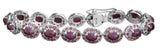Ruby Sterling Silver Bracelet