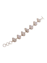 Teardrop Moonstone Sterling Silver Bracelet