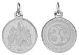 Shiva Parivar and Om Reverse Sterling Silver Pendant