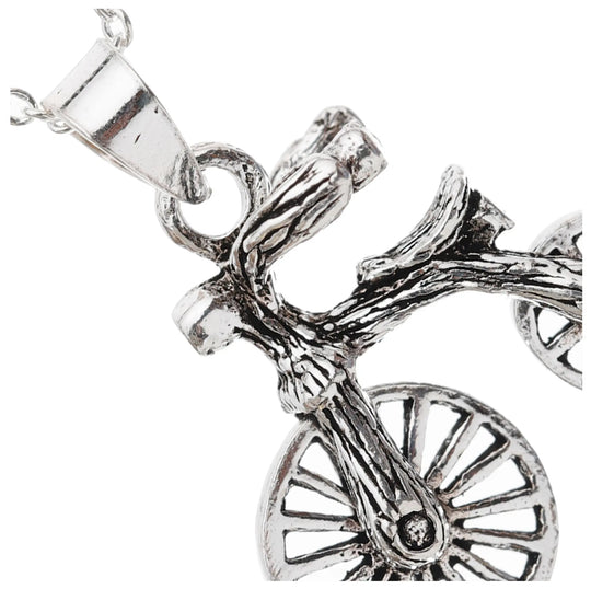 Sterling Silver Bicycle Pendant