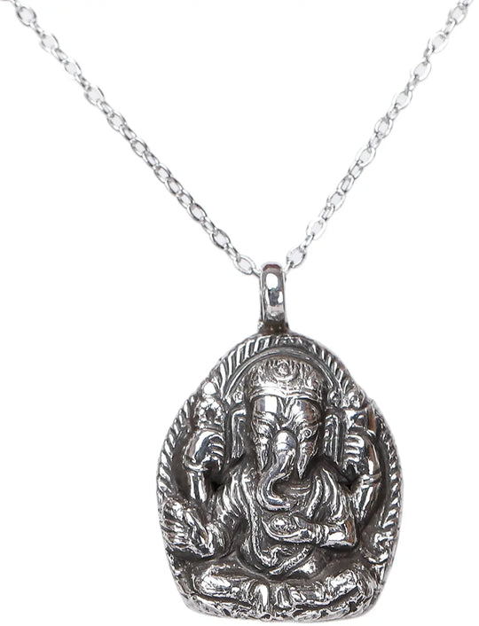 Lord Ganesha Sterling Silver Pendant from Nepal