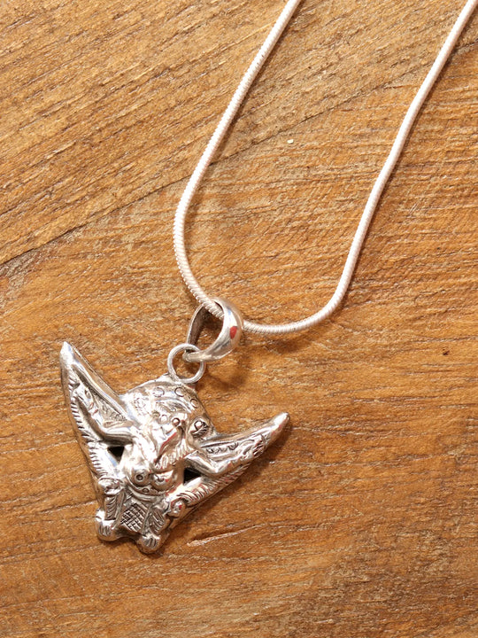 Garuda Sterling Silver Pendant from Nepal