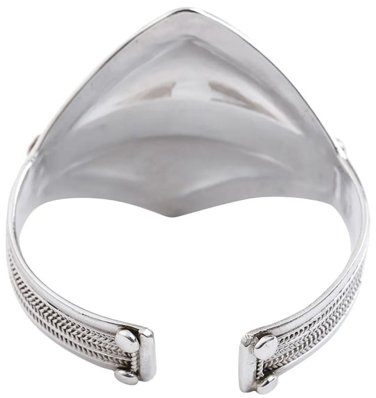 Handcrafted Sterling Silver Filigree Cuff Bracelet